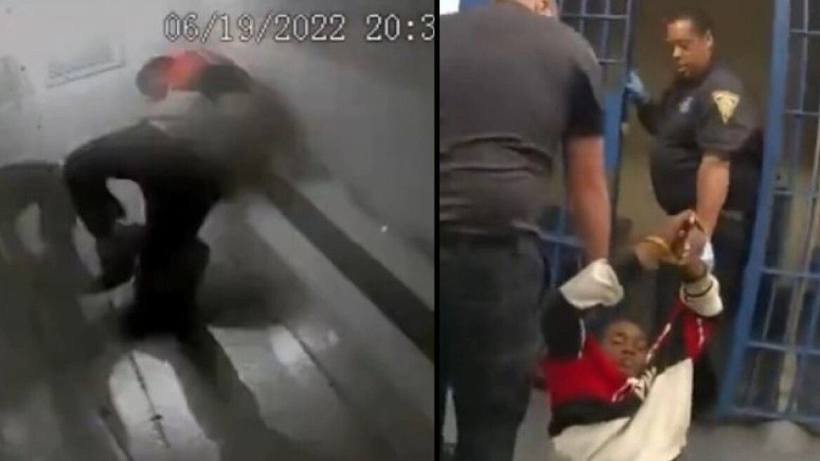 Σοκαριστικό βίντεο στις ΗΠΑ: Χτύπησε άσχημα το κεφάλι του στο μεταγωγικό βαν και έπειτα οι αστυνομικοί τον έσυραν σαν σακί