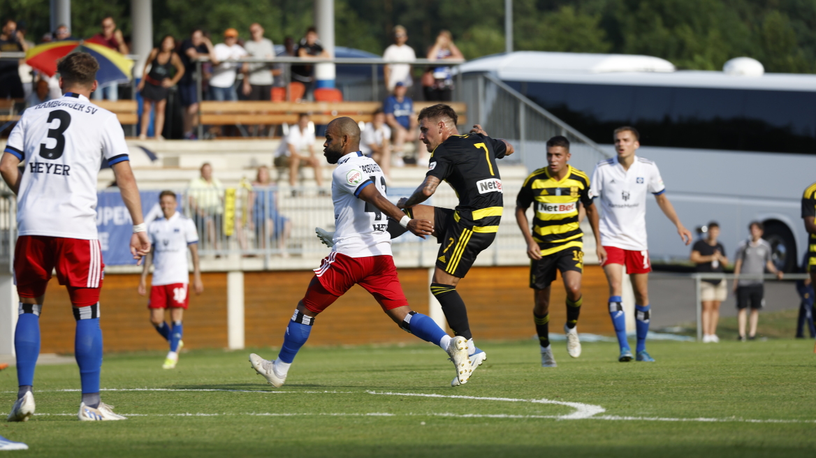 Άρης - Αμβούργο 3-4: Ανταγωνιστικός για ένα ημίχρονο 