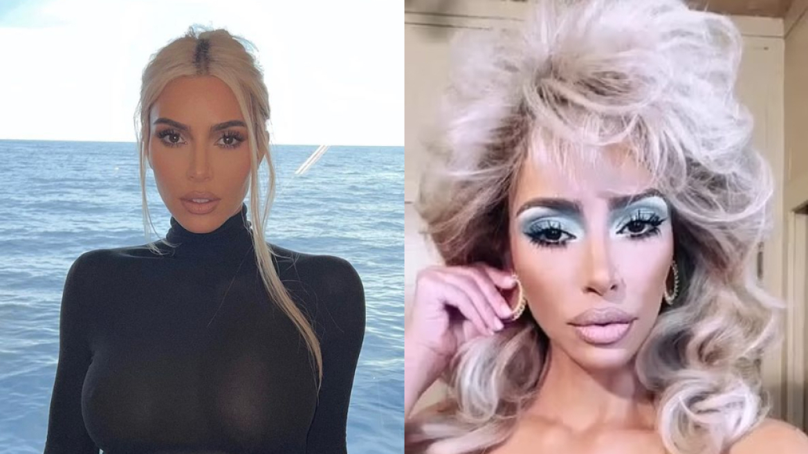 Κιμ Καρντάσιαν: Με μεταλλικό μπικίνι και πλούσιο ντεκολτέ … από άλλη εποχή   