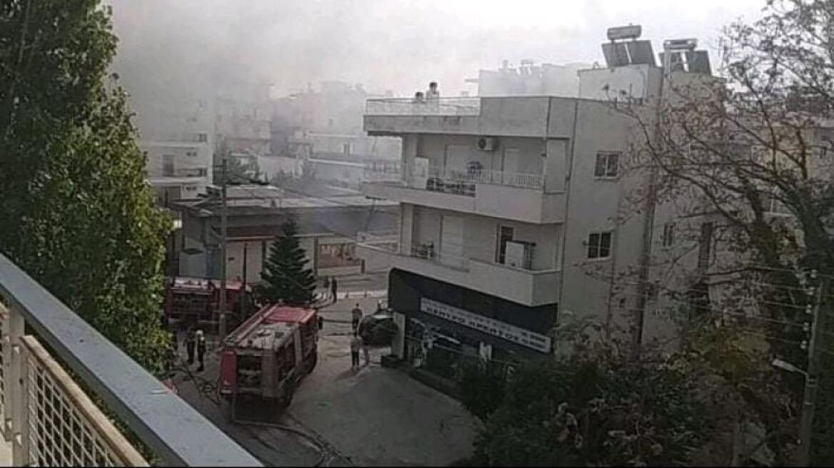 Φωτιά κοντά στο κτήμα Βορρέ στο Μαρούσι 