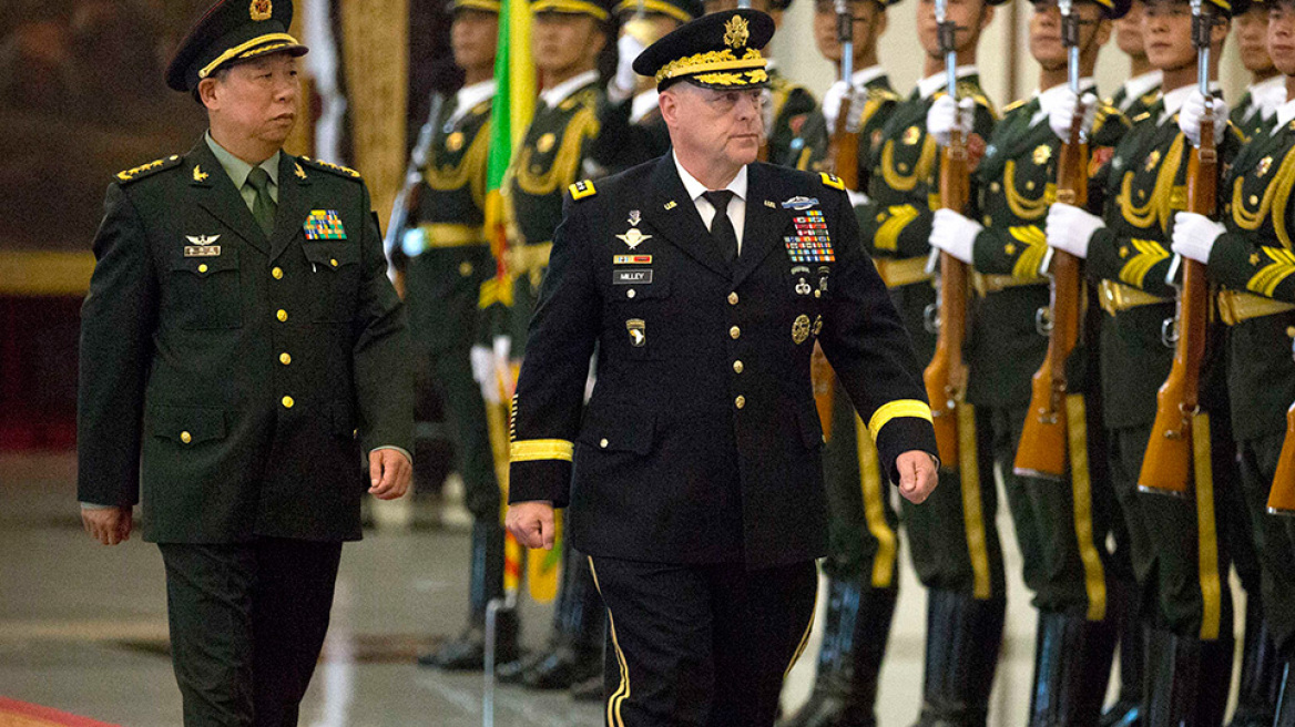 Συνομιλία των αρχηγών ΓΕΕΘΑ ΗΠΑ-Κίνας για να μείνουν ανοικτοί οι δίαυλοι επικοινωνίας Ουάσιγκτον-Πεκίνου