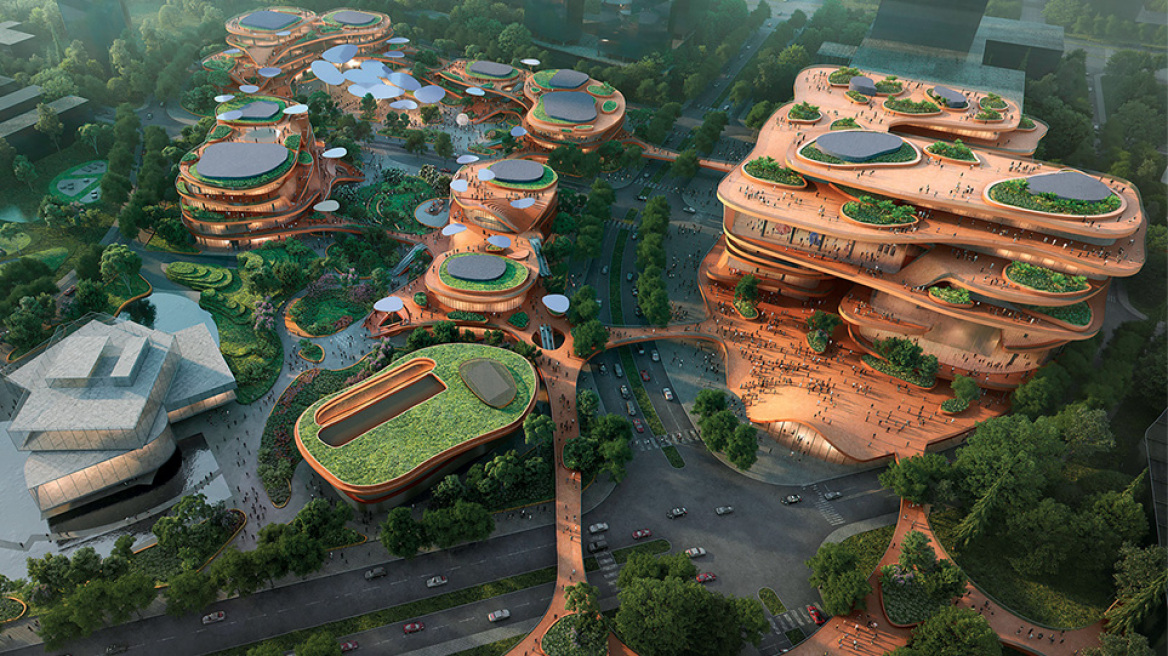 Shenzhen terraces: Οι κρεμαστοί  κήποι της Κίνας 