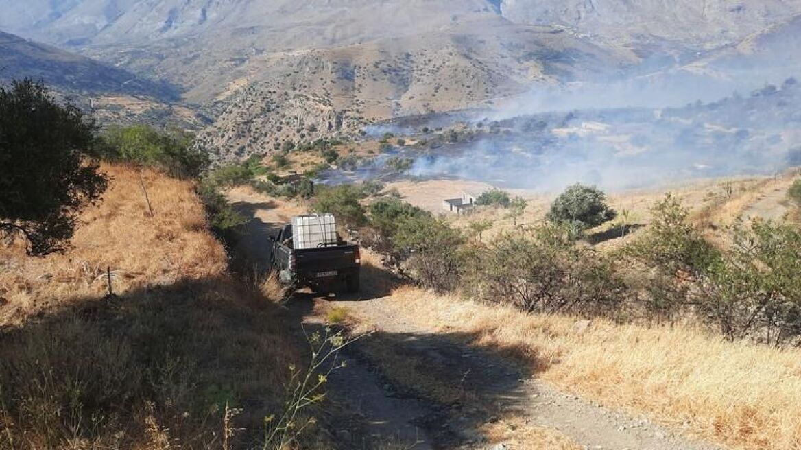 Φωτιές στο Ρέθυμνο: Υποψιάζονται δυο άτομα για την πρόκληση των πυρκαγιών