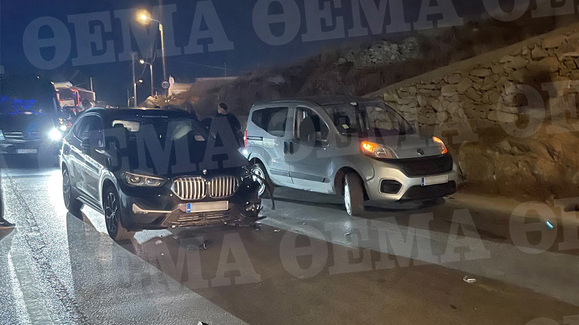 Μύκονος: Μετωπική «γουρούνας» με SUV στη Χώρα, τραυματίστηκε τουρίστας - Δείτε φωτογραφίες