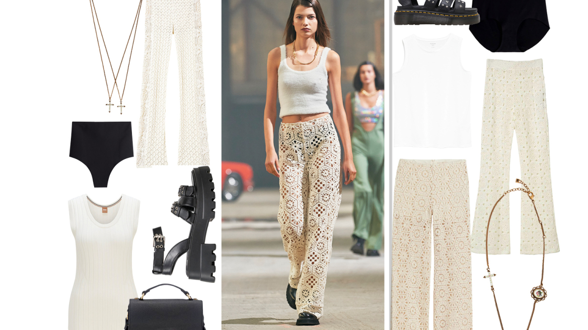 Κροσέ παντελόνι: Το μποέμ σύμβολο του καλοκαιρινού στυλ