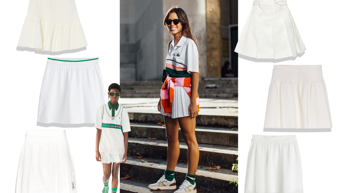 Τένις φούστες: 6 σχέδια που φοριούνται και εκτός γηπέδου