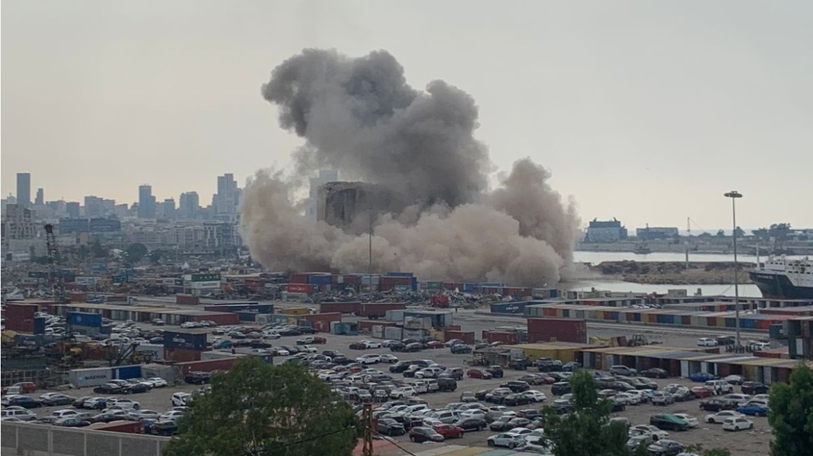 Λίβανος: Κατέρρευσαν ακόμα δύο σιλό σιτηρών στο λιμάνι της Βηρυτού