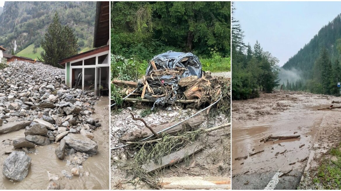 Ιταλία: Εκατό άνθρωποι μεταφέρθηκαν σε ασφαλείς περιοχές μετά από νεροποντή και κατολίσθηση στην  Άνω Αδίγη