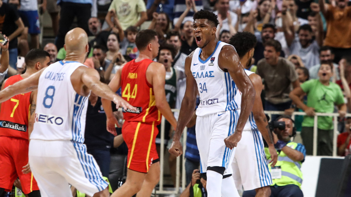 Ελλάδα - Ισπανία 86-70: Φιλική νίκη στο κατάμεστο ΟΑΚΑ με σόου του Γιάννη 