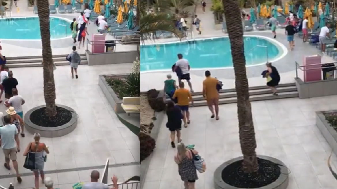 Τενερίφη: Η μάχη της ξαπλώστρας - Δείτε βίντεο