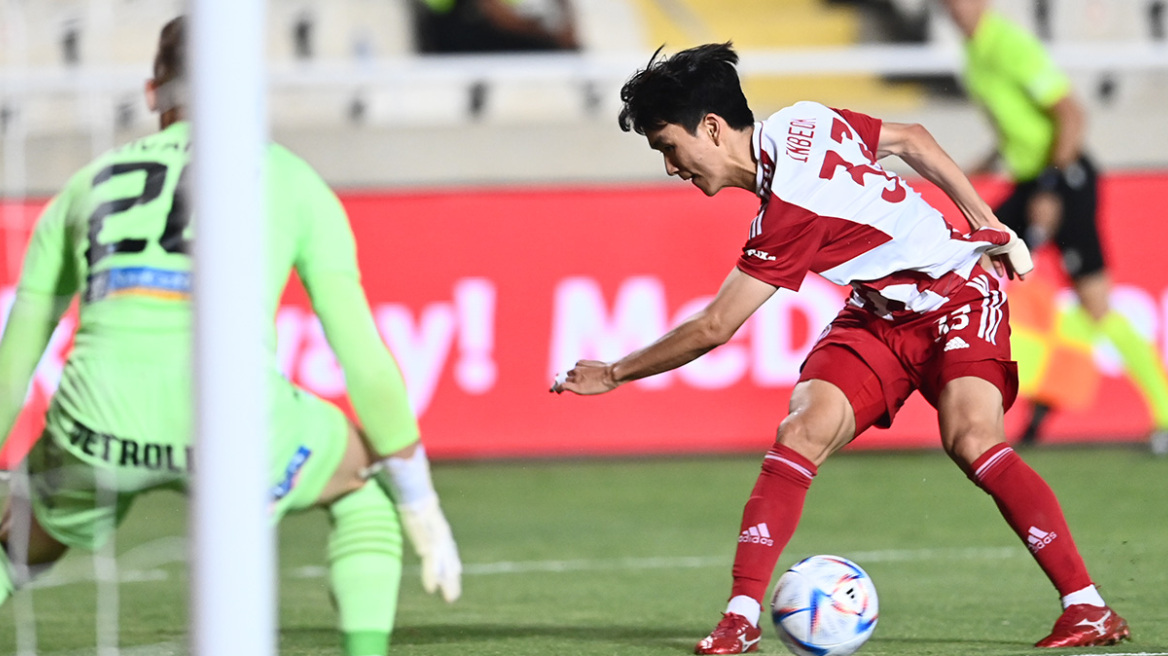 Europa League, Απόλλων Λεμεσού-Ολυμπιακός 1-1: Μεταμορφωμένος, αλλά η πρόκριση έμεινε ανοικτή - Δείτε τα γκολ