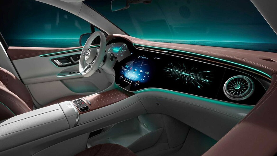 Το εντυπωσιακό εσωτερικό της Mercedes-Benz EQE SUV