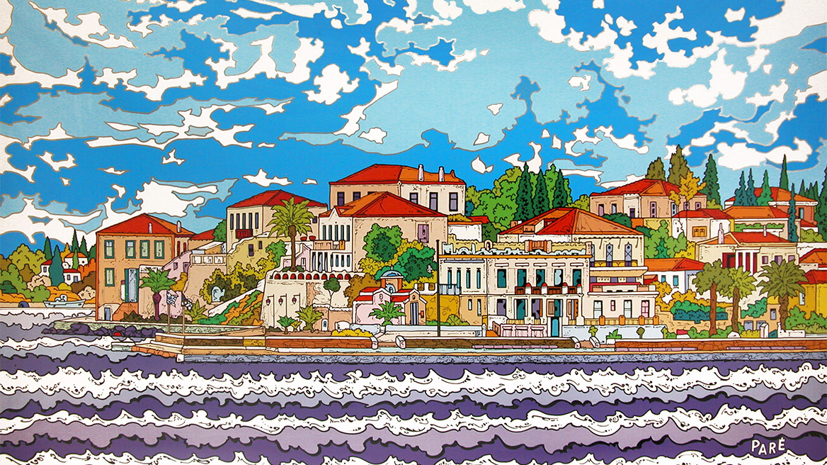 Ο Αργοσαρωνικός στην pop-art εκδοχή του Benoit Paré