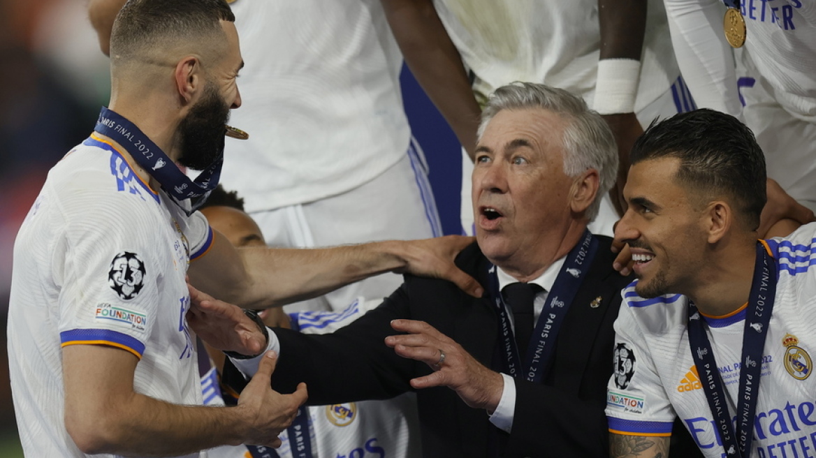 UEFA: Κορυφαίος προπονητής ο Αντσελότι και MVP ο Μπενζεμά 