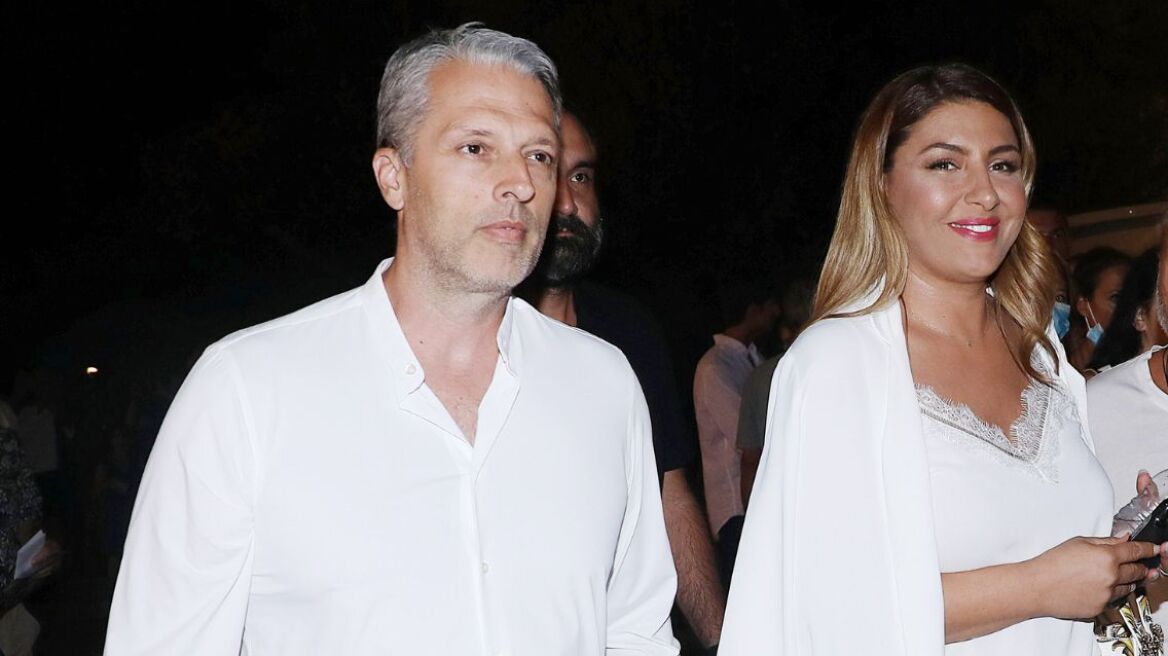 Έλενα Παπαρίζου και Ανδρέας Καψάλης στη συναυλία της Μαρινέλλας