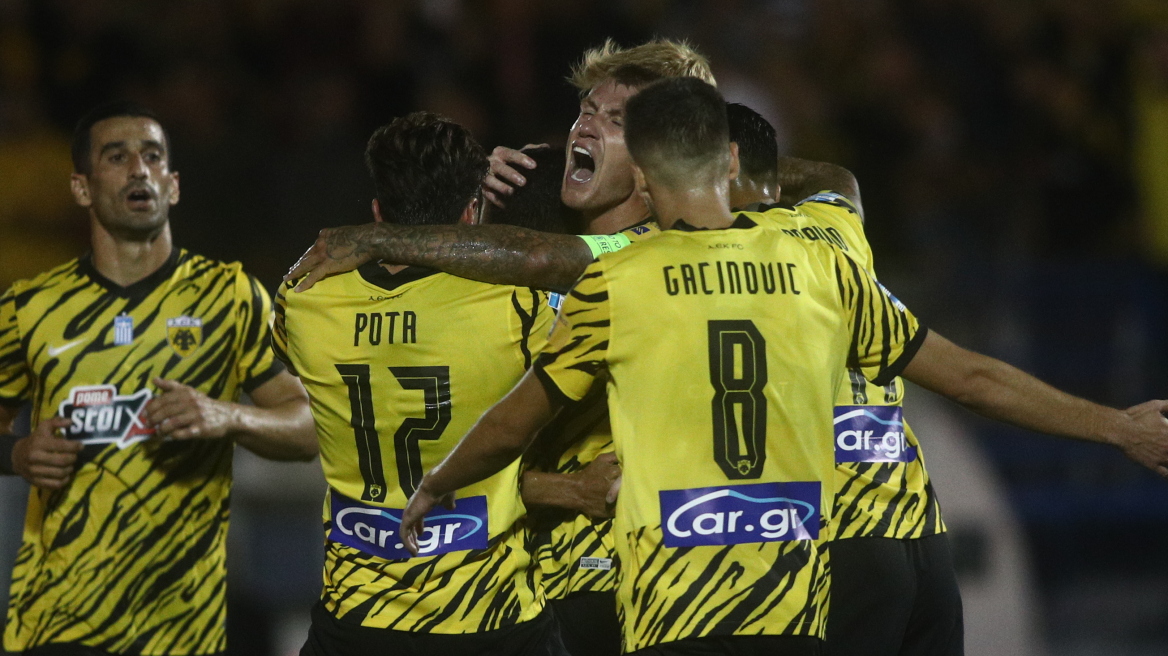 Super League 1, ΑΕΚ - ΠΑΣ Γιάννινα 2-0: Επέστρεψε στις νίκες 