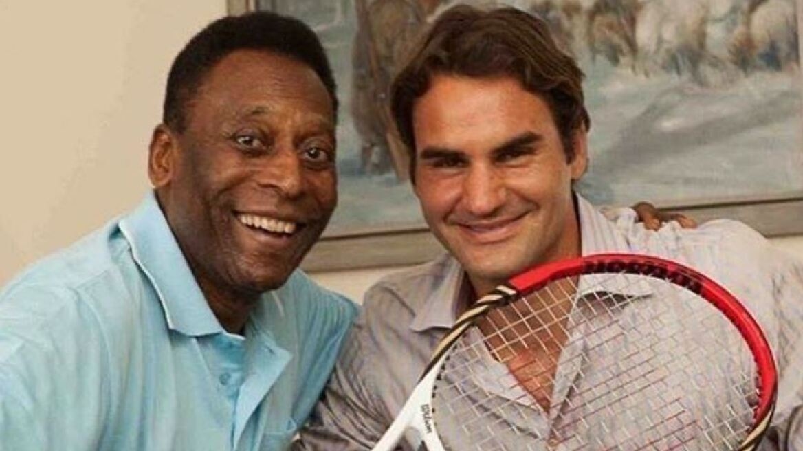 Ο Πελέ αποθέωσε τον Φέντερερ: «Είσαι και θα είσαι πάντα είδωλο»
