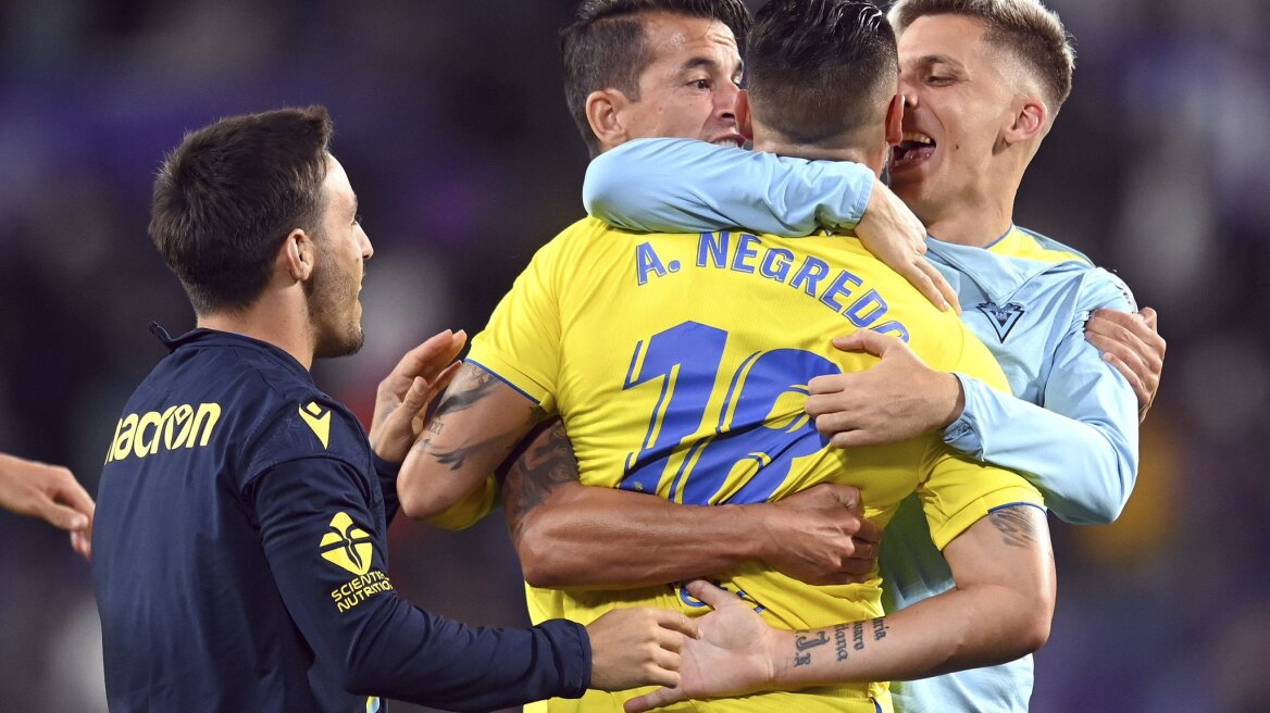 La Liga: Απόδραση για Κάντιθ με λυτρωτή Νεγρέδο, 1-0 τη Βαγιαδολίδ - Δείτε τo γκολ