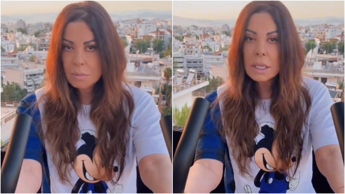 Άντζελα Δημητρίου: Γυμνάζεται τραγουδώντας - Δείτε το βίντεο