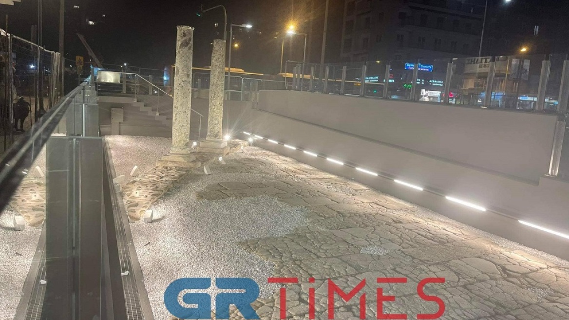 Φωταγωγήθηκαν τα πρώτα αρχαία εκθέματα του Μετρό Θεσσαλονίκης - Δείτε φωτογραφίες