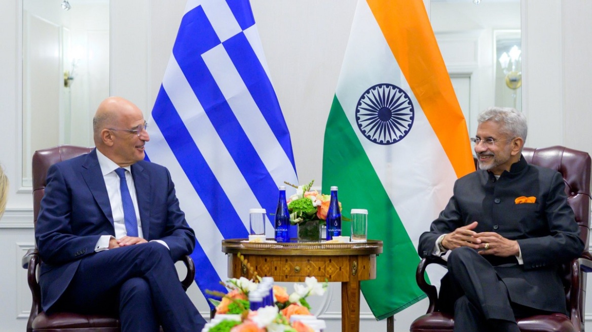 Δένδιας: Συναντήθηκε με τον Ινδό ΥΠΕΞ - Τα είπαν για Ουκρανία, Αν. Μεσόγειο και Κυπριακό