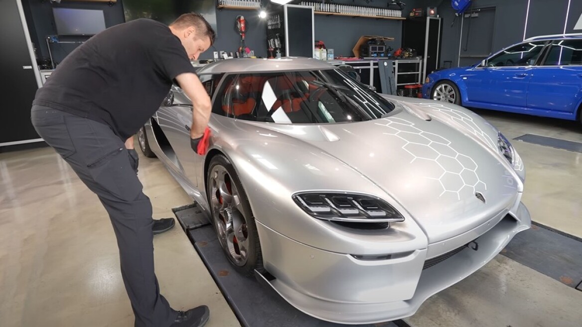 Η βαφή του Koenigsegg CC850