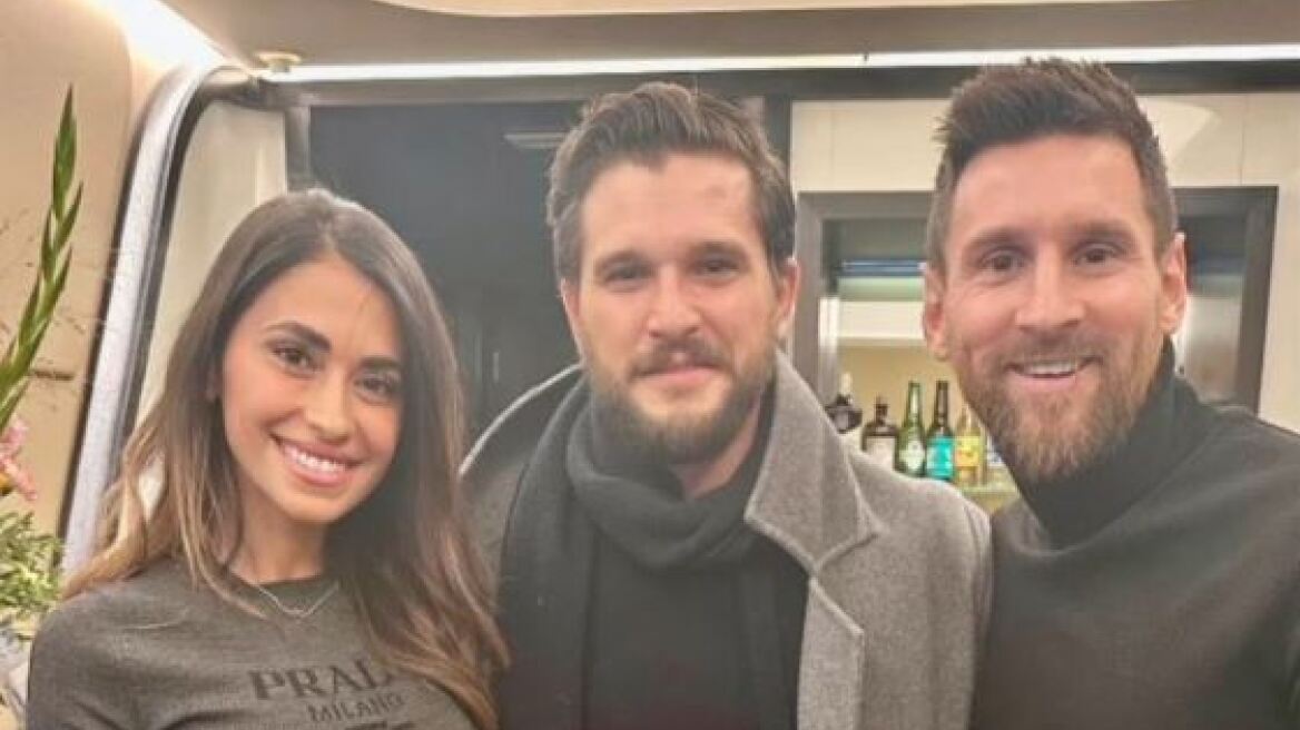  Άρωμα Game of Thrones στο Παρί-Μπενφίκα- Φωτογραφήθηκε με Μέσι και Ράμος ο  Χάρινγκτον