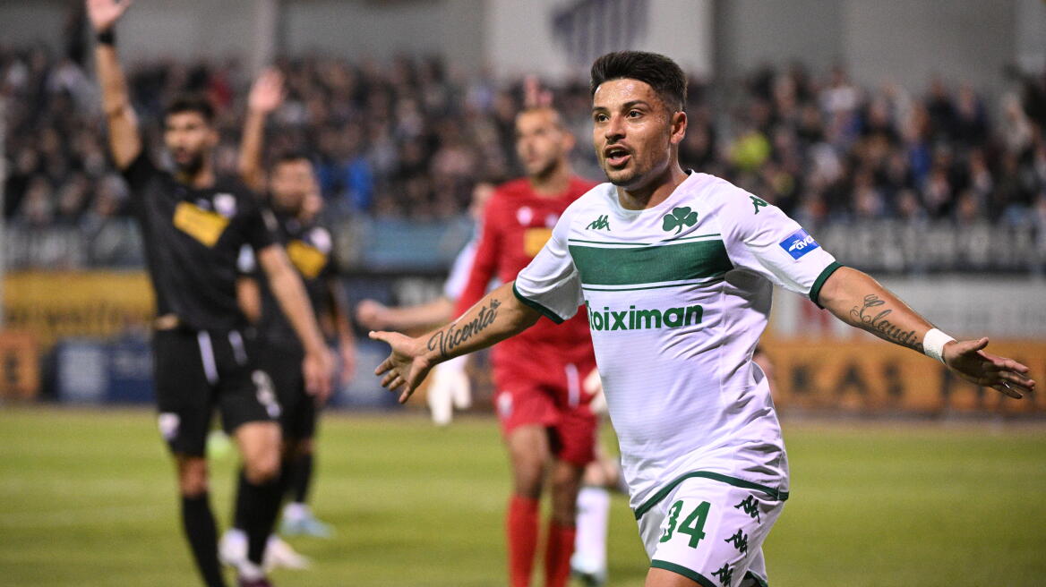 Super League 1, Λαμία - Παναθηναϊκός 0-2: Όγδοη αλλά «πύρρειος νίκη» για τους πράσινους - Δείτε τα γκολ 