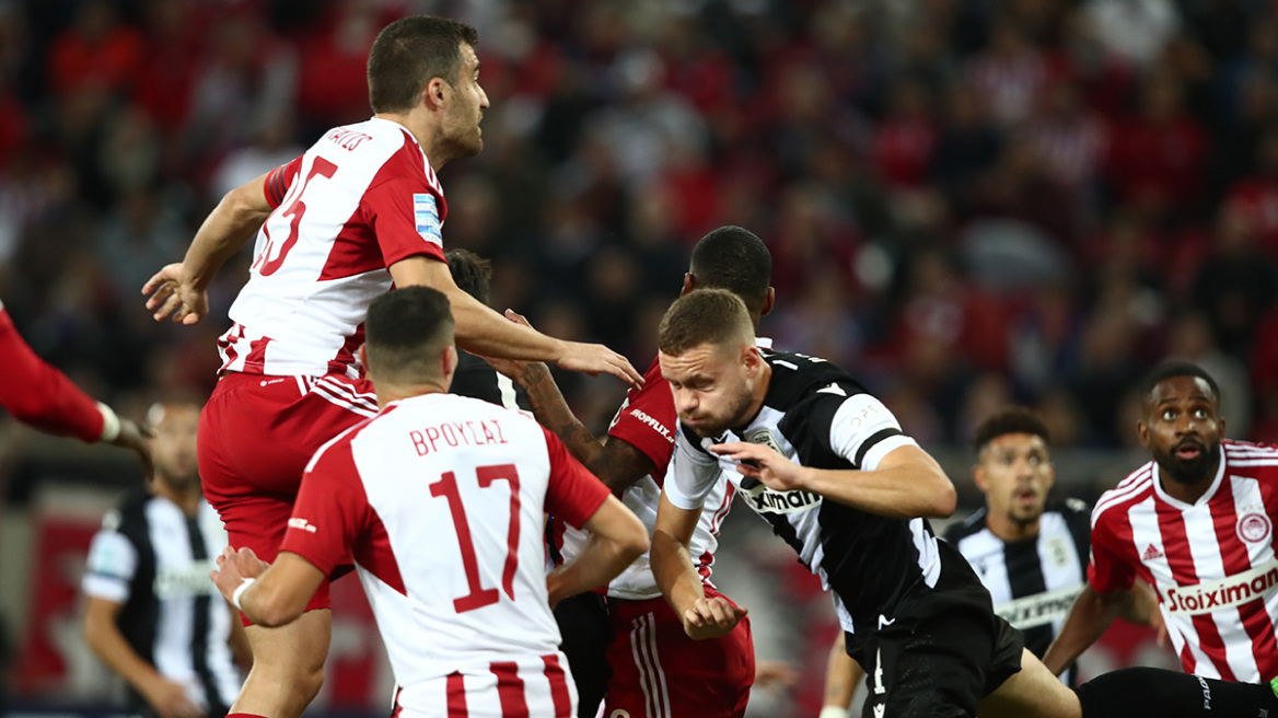 Super League 1, Ολυμπιακός-ΠΑΟΚ 1-2: Διπλό στο Φάληρο - Δείτα τα γκολ