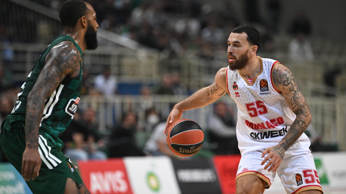 Euroleague, Παναθηναϊκός - Μονακό  80-83: Τον πλήγωσε ο Μάικ Τζέιμς 
