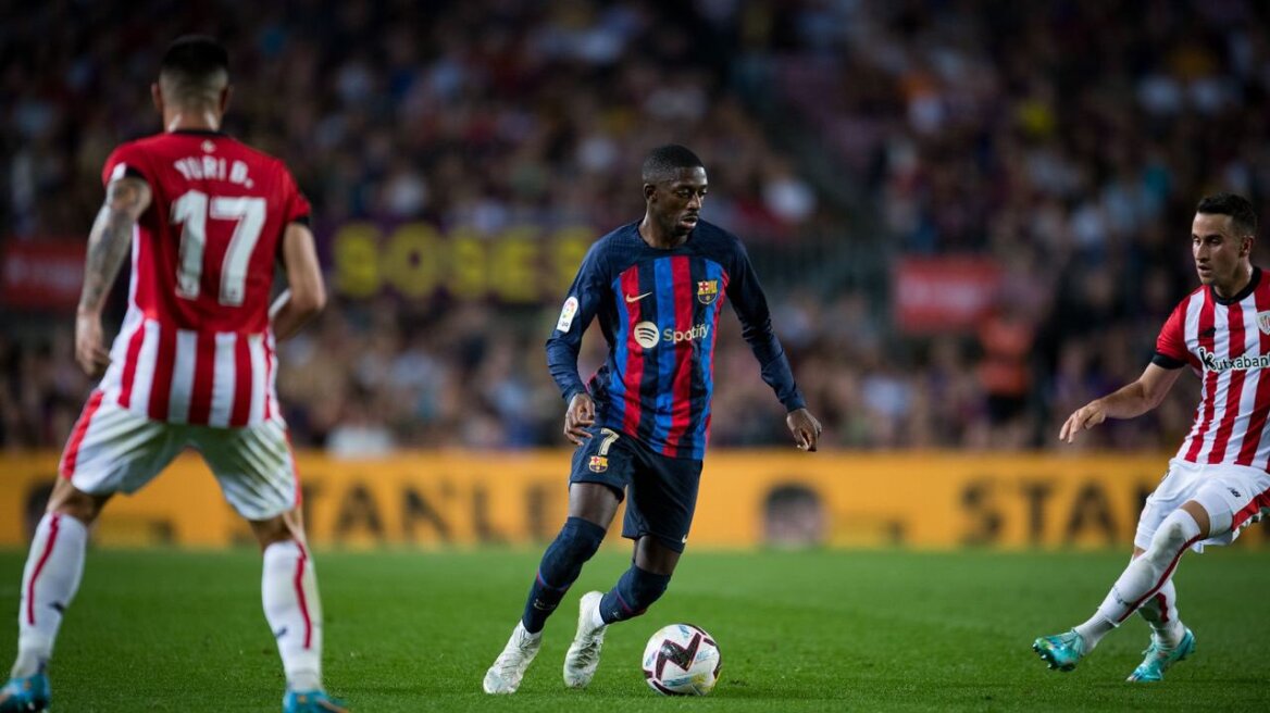 La Liga: Με... λιοντάρι τον Ντεμπελέ η Μπαρτσελόνα επιβλήθηκε με 4-0 της Μπιλμπάο - Δείτε τα γκολ