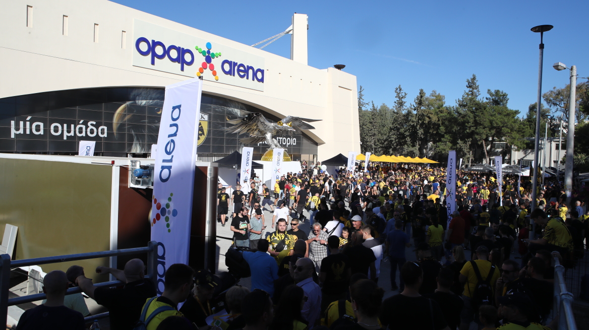  H AEK δημοσίευσε βίντεο με τους τζαμπατζήδες οπαδούς της και προειδοποίησε: «Κανείς δεν θα βανδαλίζει το σπίτι μας» 