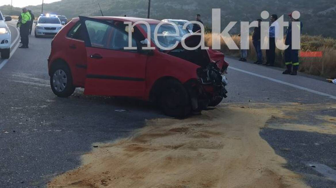 Κρήτη: Νεκρή η γιαγιά στο σφοδρό τροχαίο - Σώθηκε το εγγονάκι, ήταν δεμένο σε παιδικό καθισματάκι