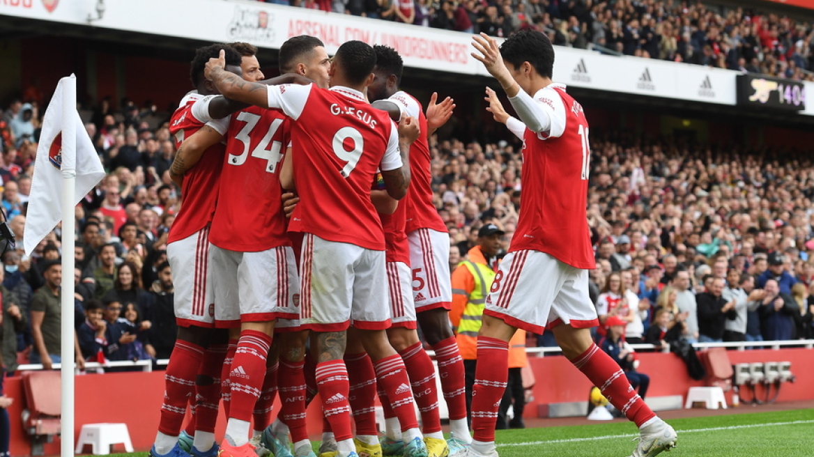 Premier League,  Άρσεναλ - Νότιγχαμ Φόρεστ 5-0: Πεντάρα και επιστροφή στην κορυφή - Δείτε τα γκολ 