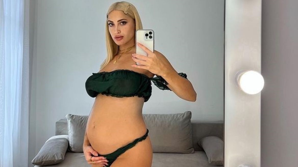 Η Ιωάννα Τούνη ανέβασε βίντεο με το μωρό της να κλωτσάει στον 7ο μήνα της εγκυμοσύνης της