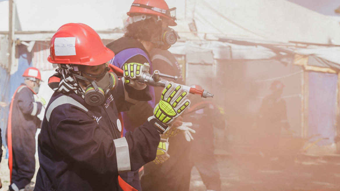 Μαλακάσα: Εκπαίδευση προσφύγων στην αντιμετώπιση φυσικών καταστροφών