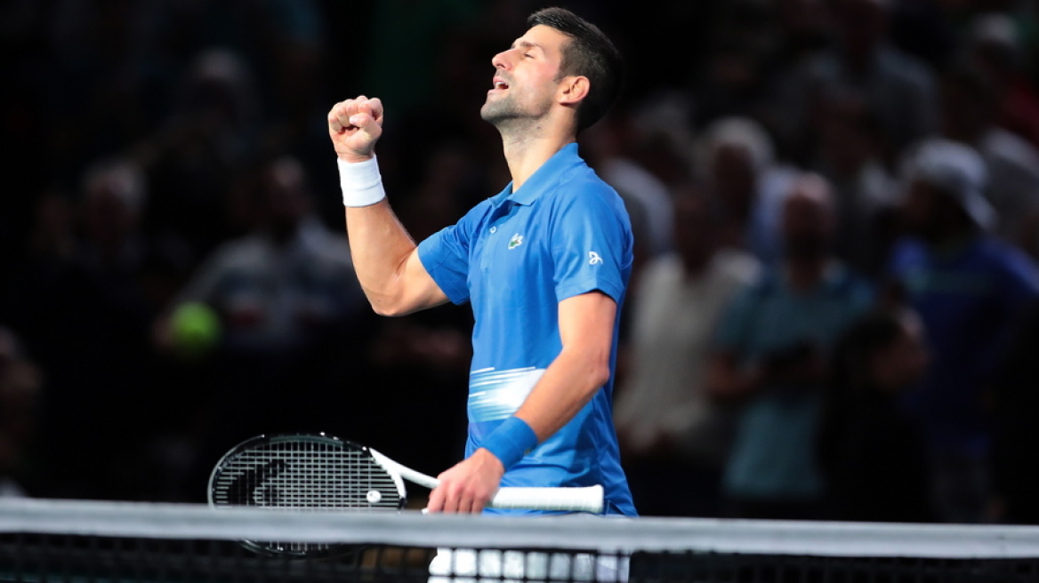 Paris Masters, Τζόκοβιτς - Μουζέτι 2-0:  Προκρίθηκε στους «4» και περιμένει Τσιτσιπά 