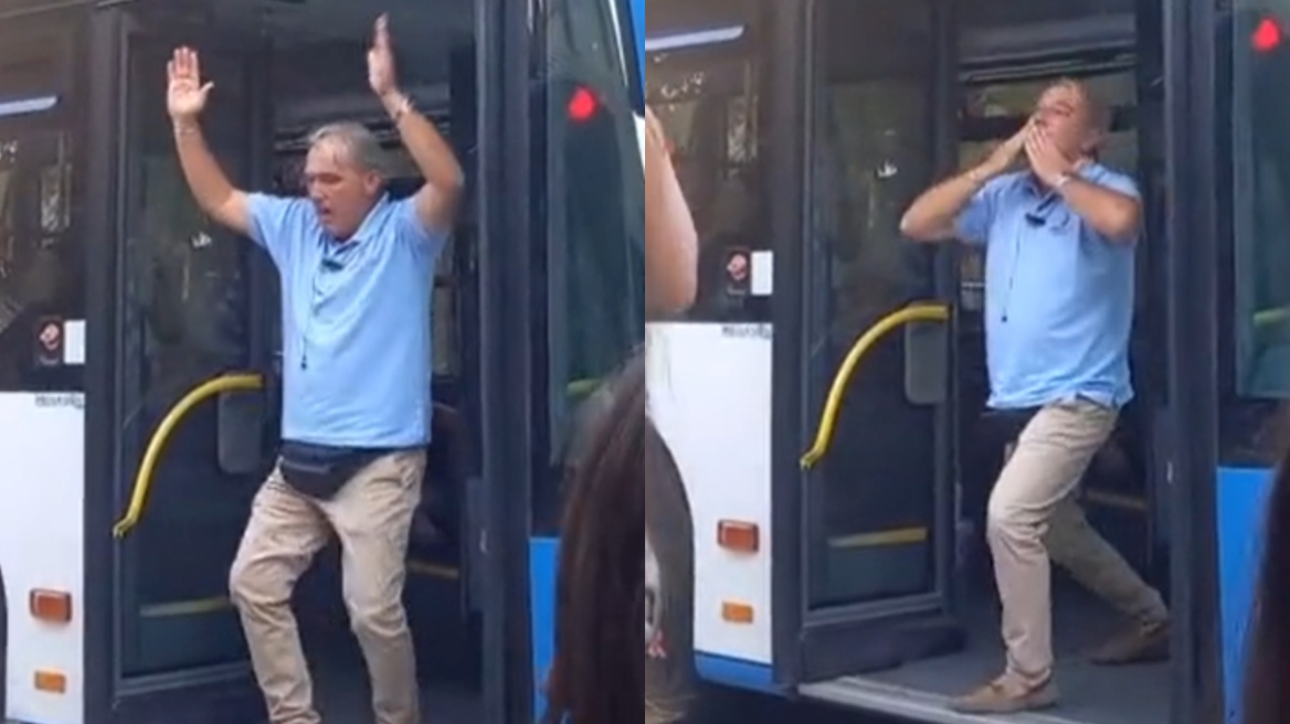 Ρόδος: Ο «τρελός» οδηγός λεωφορείου που λατρεύουν οι ντόπιοι - Δείτε βίντεο