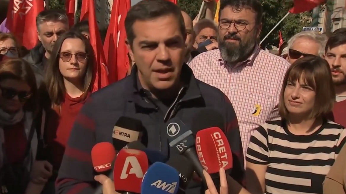 Τσίπρας: Η απεργία είναι ηχηρή απάντηση της κοινωνίας στην ακρίβεια, την ανασφάλεια και τη διαφθορά