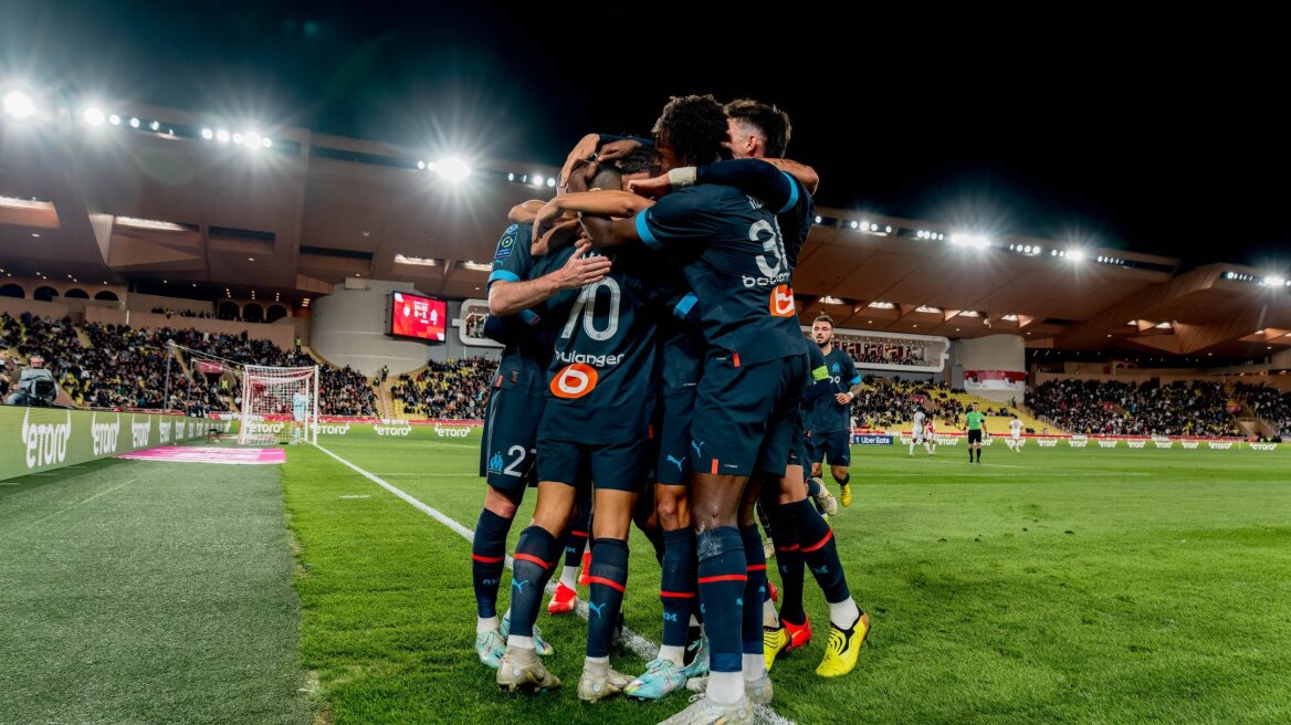 Ligue 1: Θρίαμβος της Μαρσέιγ με ανατροπή στο Πριγκιπάτο, 3-2 τη Μονακό - Δείτε τα γκολ