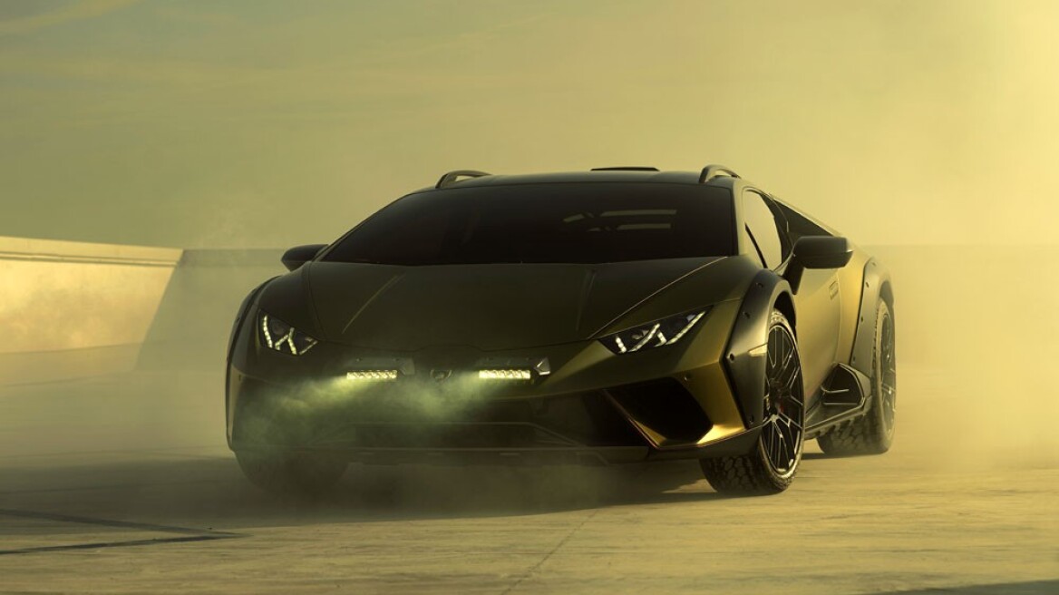 H Lamborghini Huracan Sterrato επί το έργον 