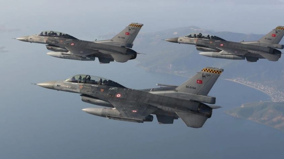 Παράβαση του FIR Αθηνών από τουρκικά F-16 για πρώτη φορά από τις 14 Ιουλίου