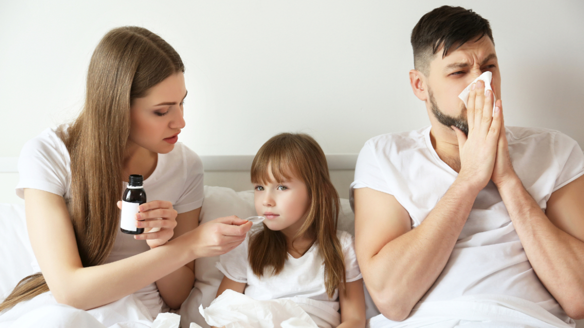 Εννέα τρόποι να μην κολλήσετε όταν όλοι στο σπίτι είναι άρρωστοι