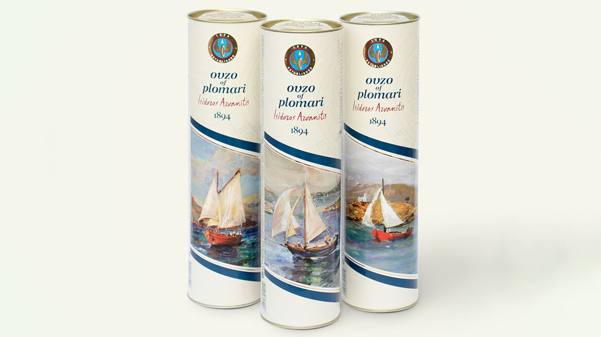 Ούζο Πλωμαρίου: Συλλεκτικές συσκευασίες στα Duty Free Shops 