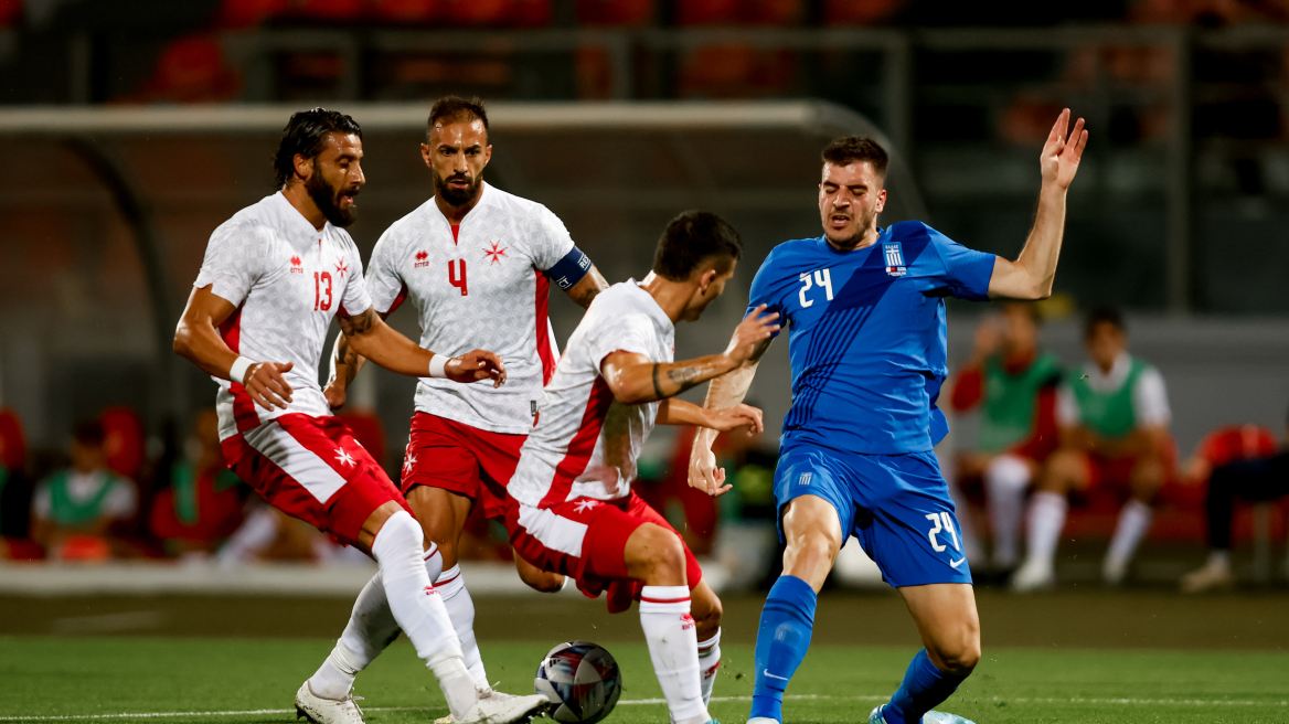 Φιλικό παιχνίδι δοκιμών για την Ελλάδα απέναντι στη Μάλτα