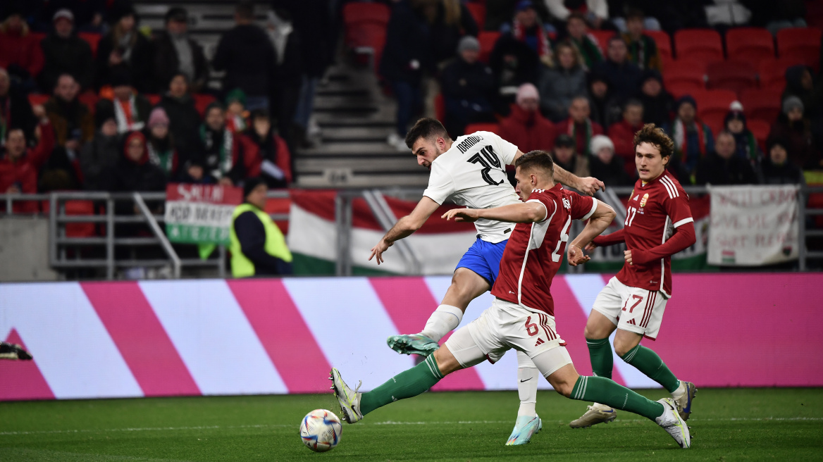 Προβλημάτισε στη Βουδαπέστη η Ελλάδα, ηττήθηκε με 2-1 από την Ουγγαρία 