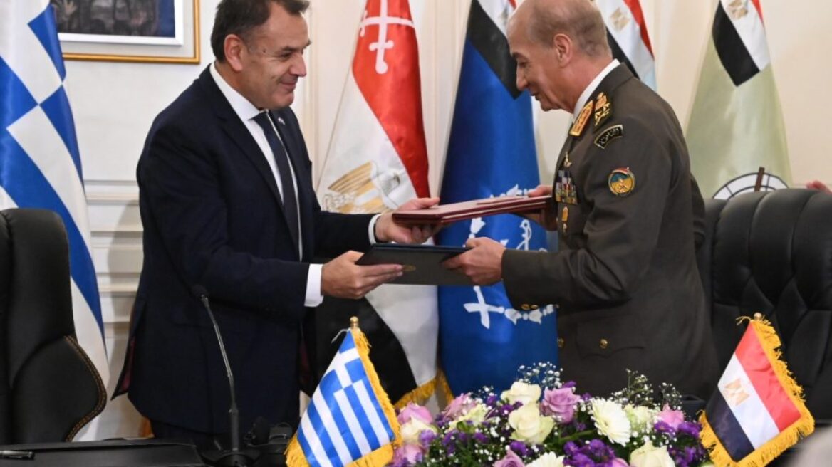 Συμφωνία - μήνυμα στην Άγκυρα για το Αιγαίο υπέγραψε ο Παναγιωτόπουλος στην Αίγυπτο