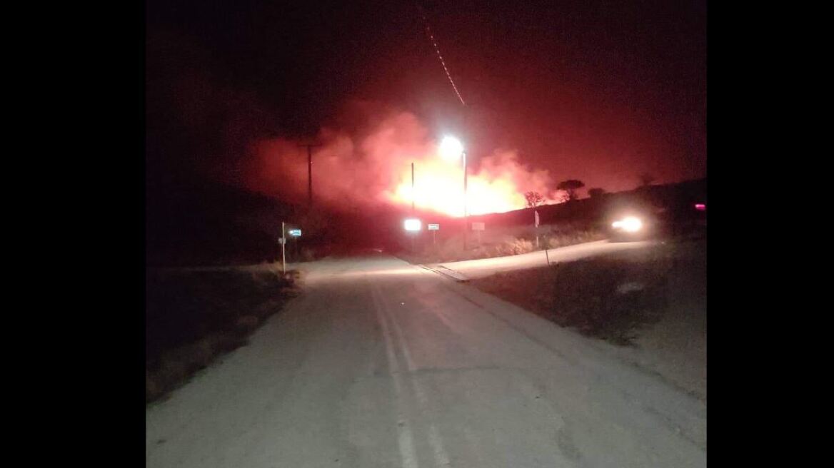 Φωτιά στη Λήμνο: Yπό έλεγχο τα περισσότερα μέτωπα της φωτιάς - Δείτε βίντεο