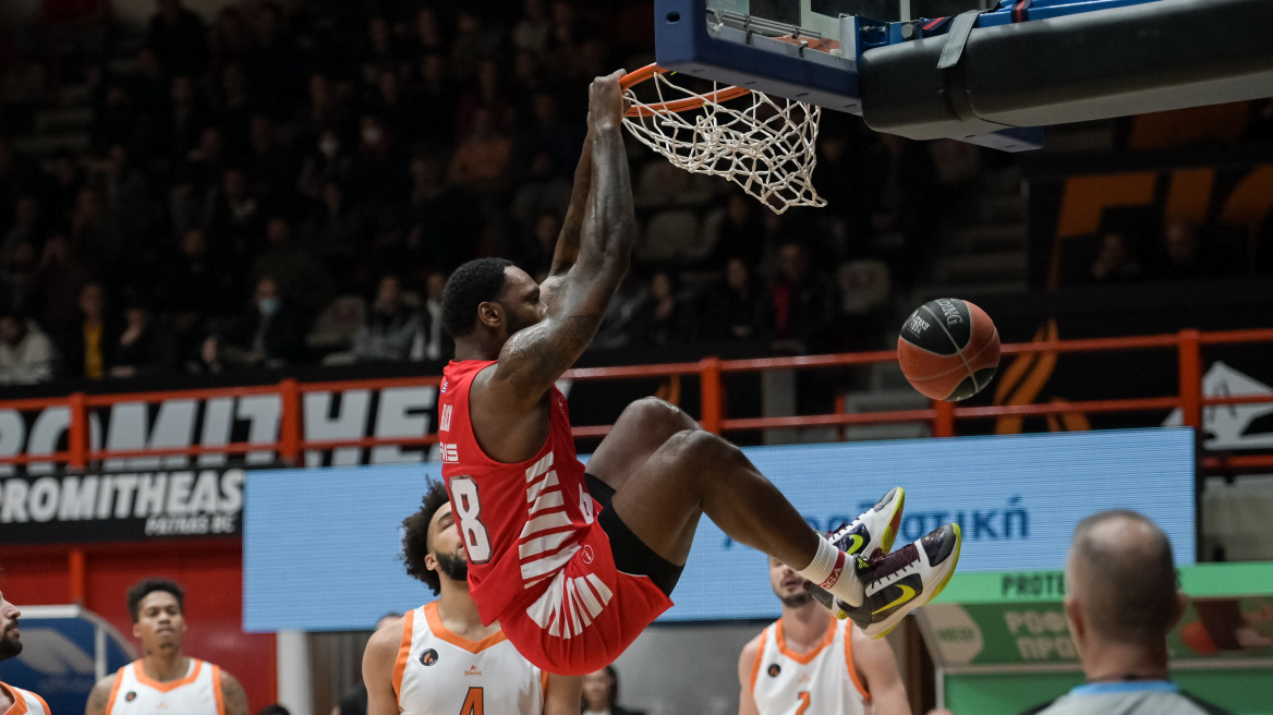 Basket League, Προμηθέας - Ολυμπιακός 72-100: Προθέρμανση για το ντέρμπι με τον Παναθηναϊκό