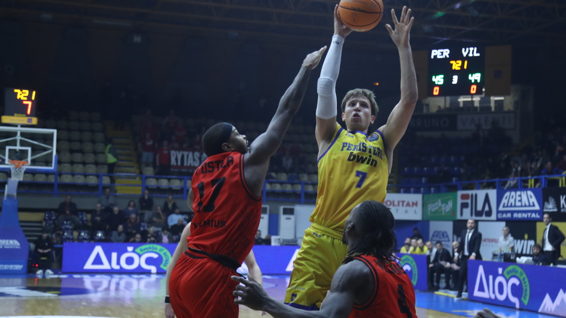  Basketball Champions League, Περιστέρι bwin - Ρίτας 71-82: Οι Λιθουανοί έβαλαν... φωτιά στον όμιλο 